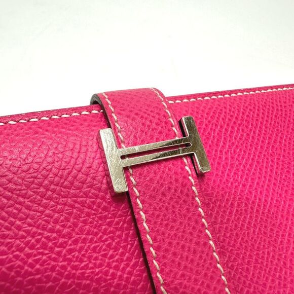 Hermès Béarn Pink Leather Wallet  (Pre-Owned) - Picture 9 of 13